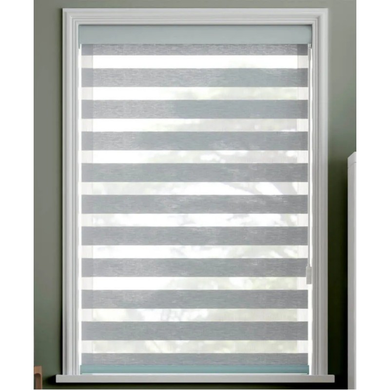 ZBJ_1003 Zebra Pərdə – Maksimal İşıq və Məxfilik üçün Premium İkili Zolaqlı Pərdə