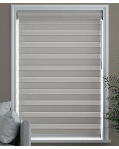 ZBJ_1006 Zebra Pərdə – İşıq və Məxfilik üçün Müasir İkili Zolaqlı Pərdə