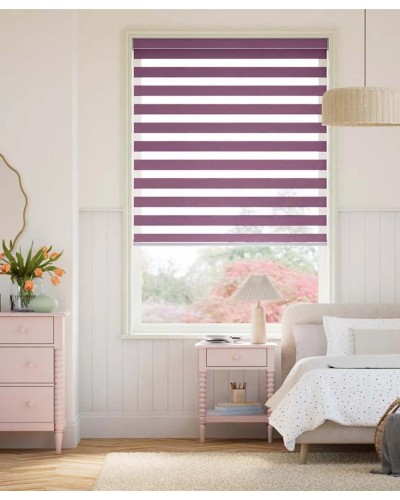 ZBJ_1010 Zebra Pərdə – İşıq Keçirmə və Məxfilik Tarazlığı üçün Modern Zolaqlı Pərdə