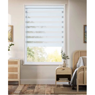 ZBJ_1007 Zebra Pərdə – Müasir İşıq və Məxfilik üçün İkili Zolaqlı Pərdə