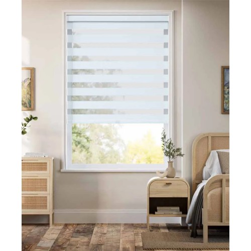 ZBJ_1007 Zebra Pərdə – Müasir İşıq və Məxfilik üçün İkili Zolaqlı Pərdə