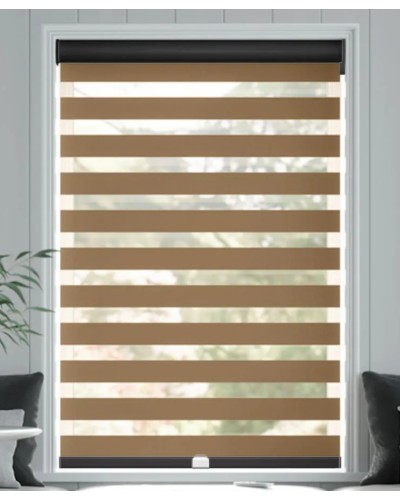 ZBJ_1005 Zebra Pərdə – İşıq Tənzimləyən Zolaqlı Stor Pərdə ilə Müasir Rahatlıq