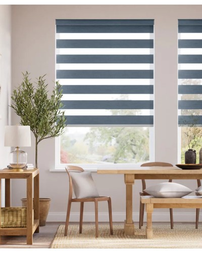 Zebra Jalüz Pərdə ZBJ-1012 – Modern Zolaqlı Stor Pərdə